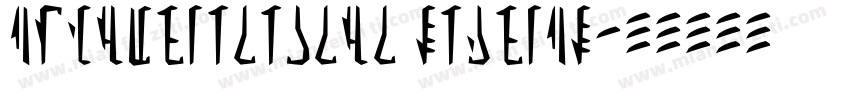 AFModuleTextOT Regular字体转换